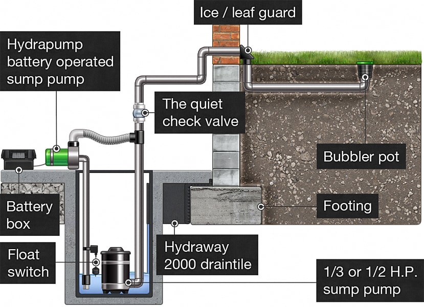 Drainage & Sump Pump Installation in the Chicagoland